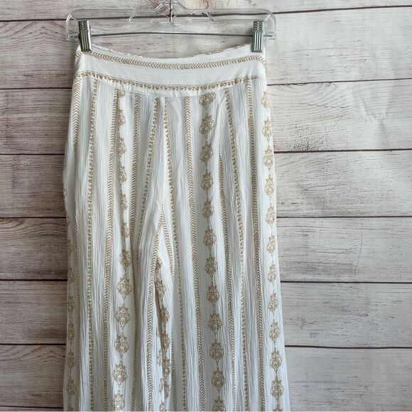 ANTHROPOLOGIE FARM RIO EVERLY WIDE LEG PANTS - Picture 9 of 11